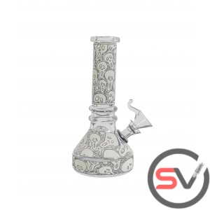 THE SCREAM MINI BEAKER 6inch (GLOW IN DARK)